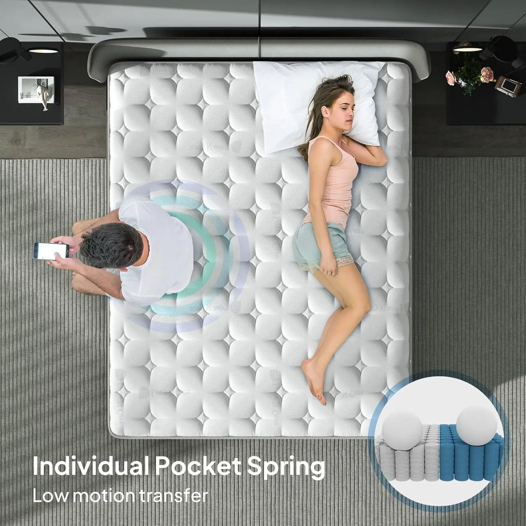 14'' Hybrid Mattress, Gel Memory
