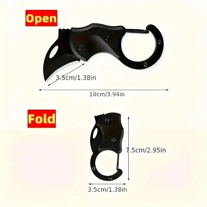 Folding Knife with Keyring for Everyday Use