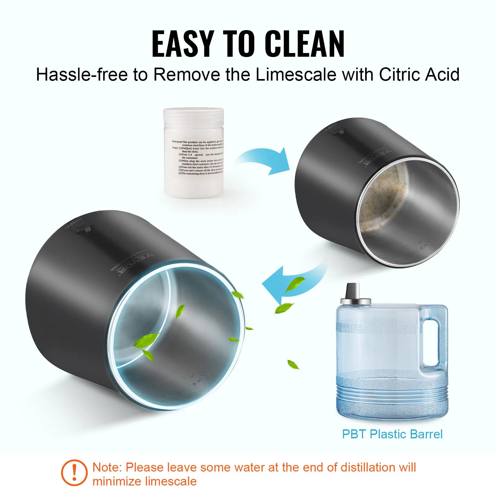 Water Purifier Filter Countertop 4L/1.05gal