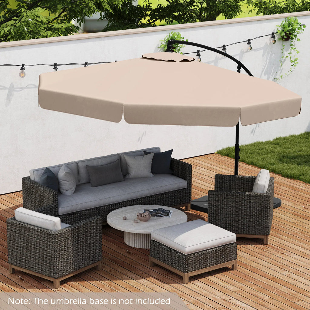 10FT Offset Cantilever Umbrella