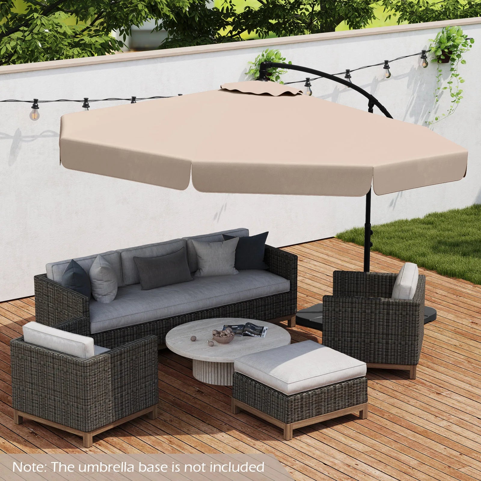 10FT Offset Cantilever Umbrella