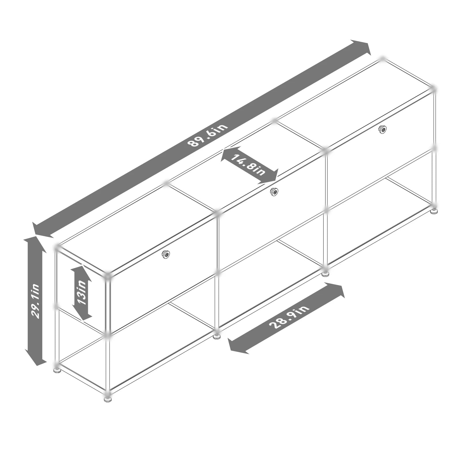 Modern Storage Cabinet, TV Stand