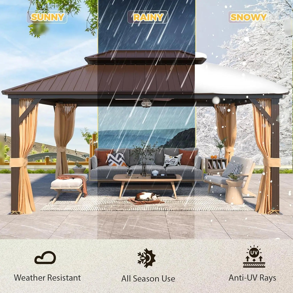 12x16 Hardtop Gazebo