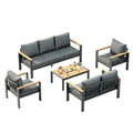 Aluminum 7 Seat Patio Furniture Set