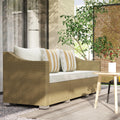 3 Seater Patio Wicker Sofa