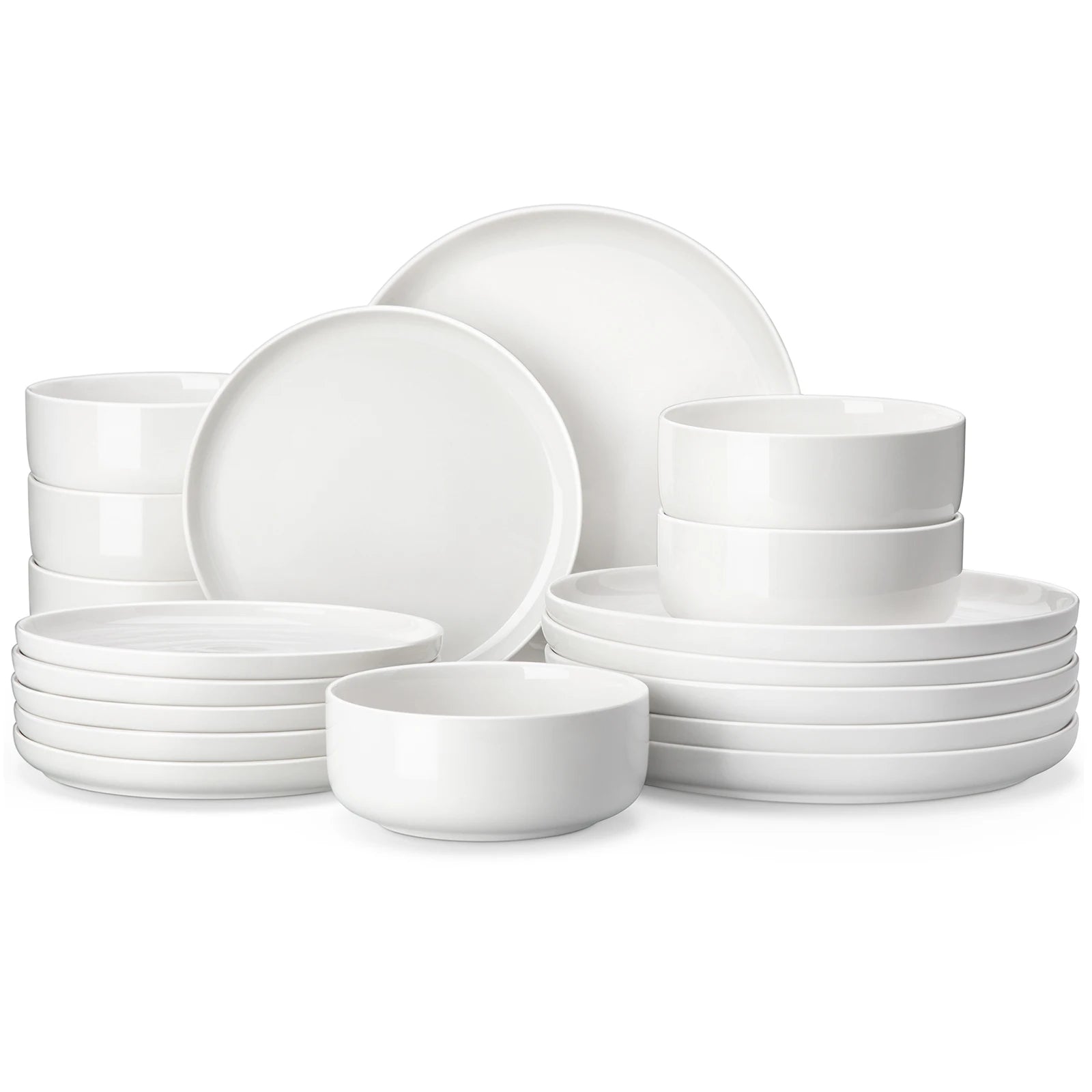 18/36-Pc. Porcelain Dinnerware Set