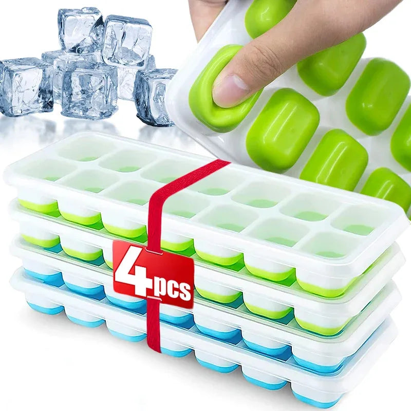 14 cube Ice Cube Tray w/Easy Release Lid