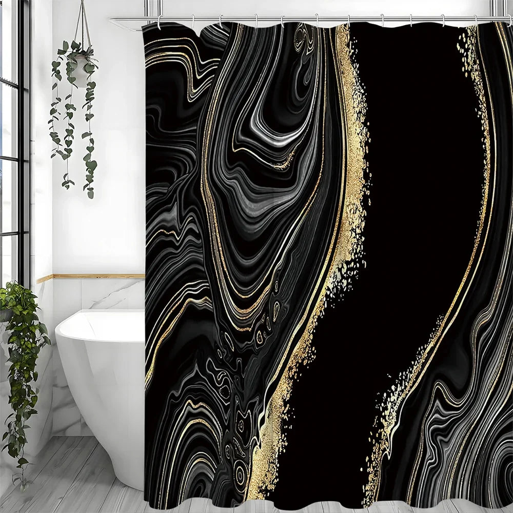 Abstract Background Shower Curtain