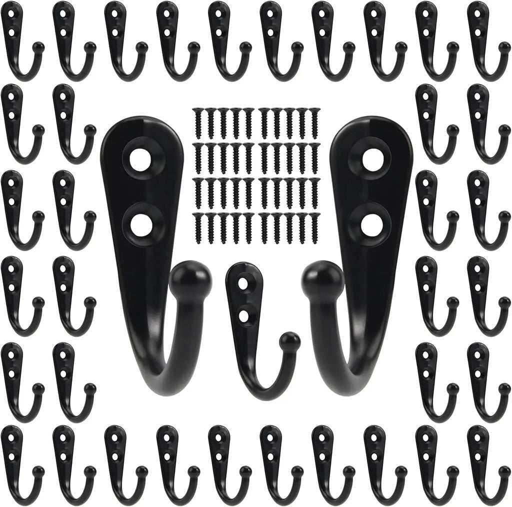Alloy Hooks with Screws Wall Mounted Hangers