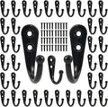 Alloy Hooks with Screws Wall Mounted Hangers