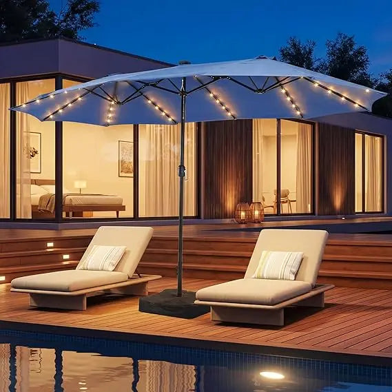 15ft Patio Umbrella with Base