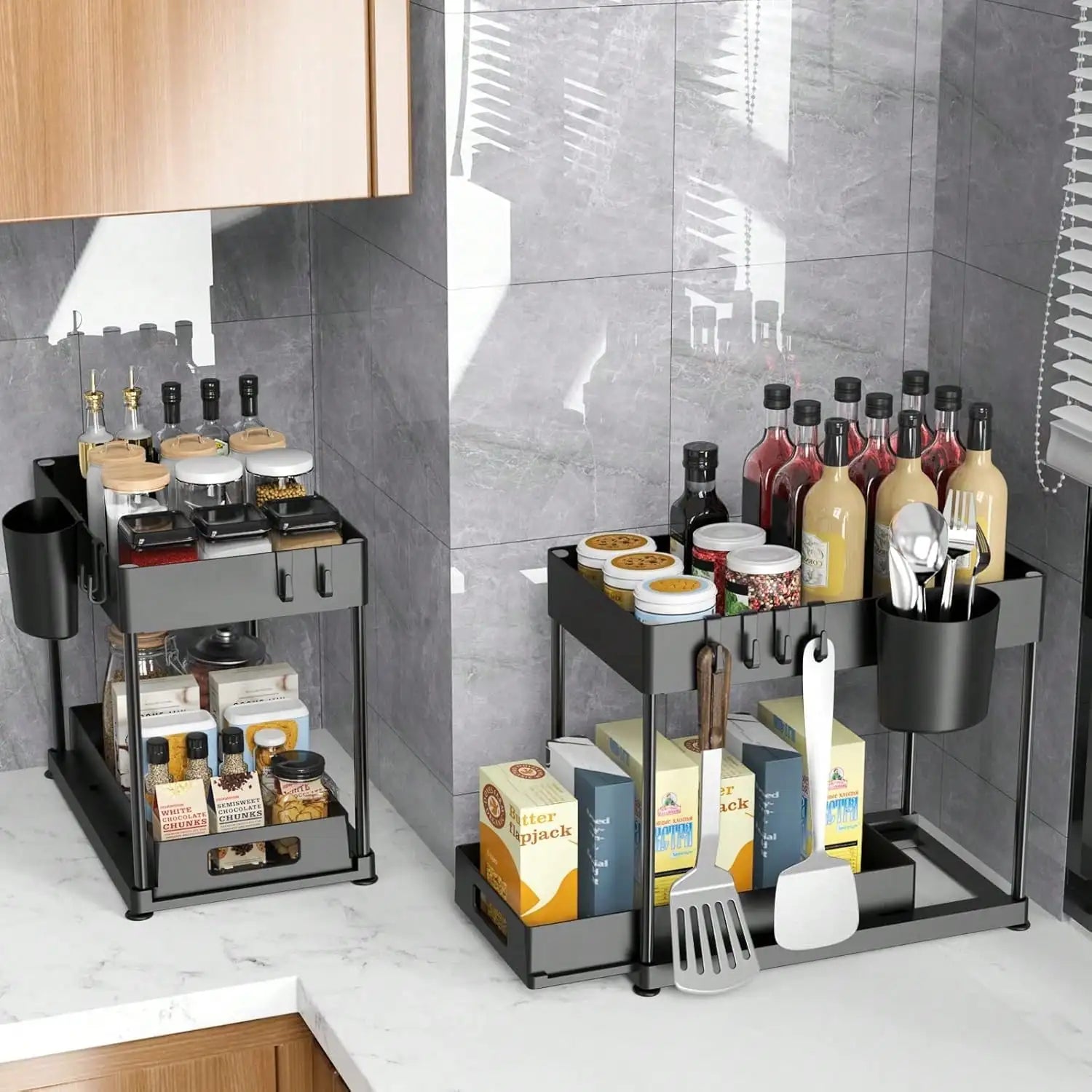 1/2PCS Under Sink Organizers And Storage
