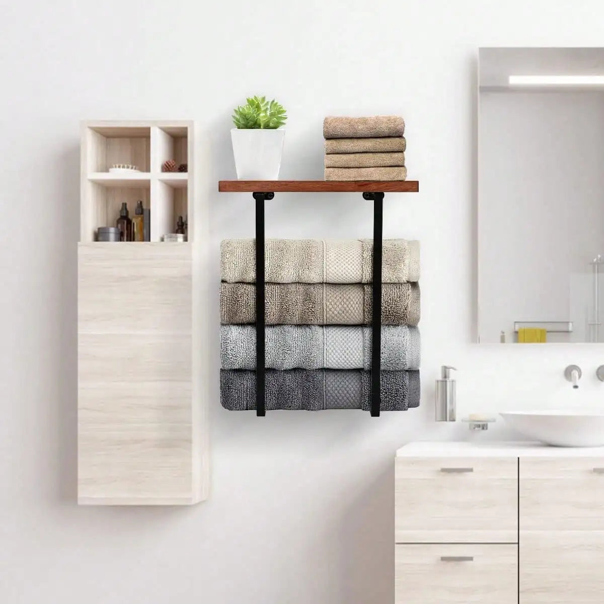 Wall Mounted Towel Rack