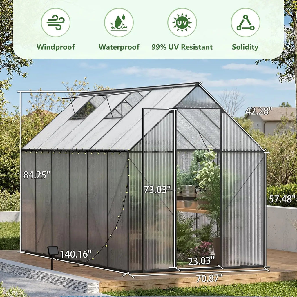 Outdoor Polycarbonate Greenhouse