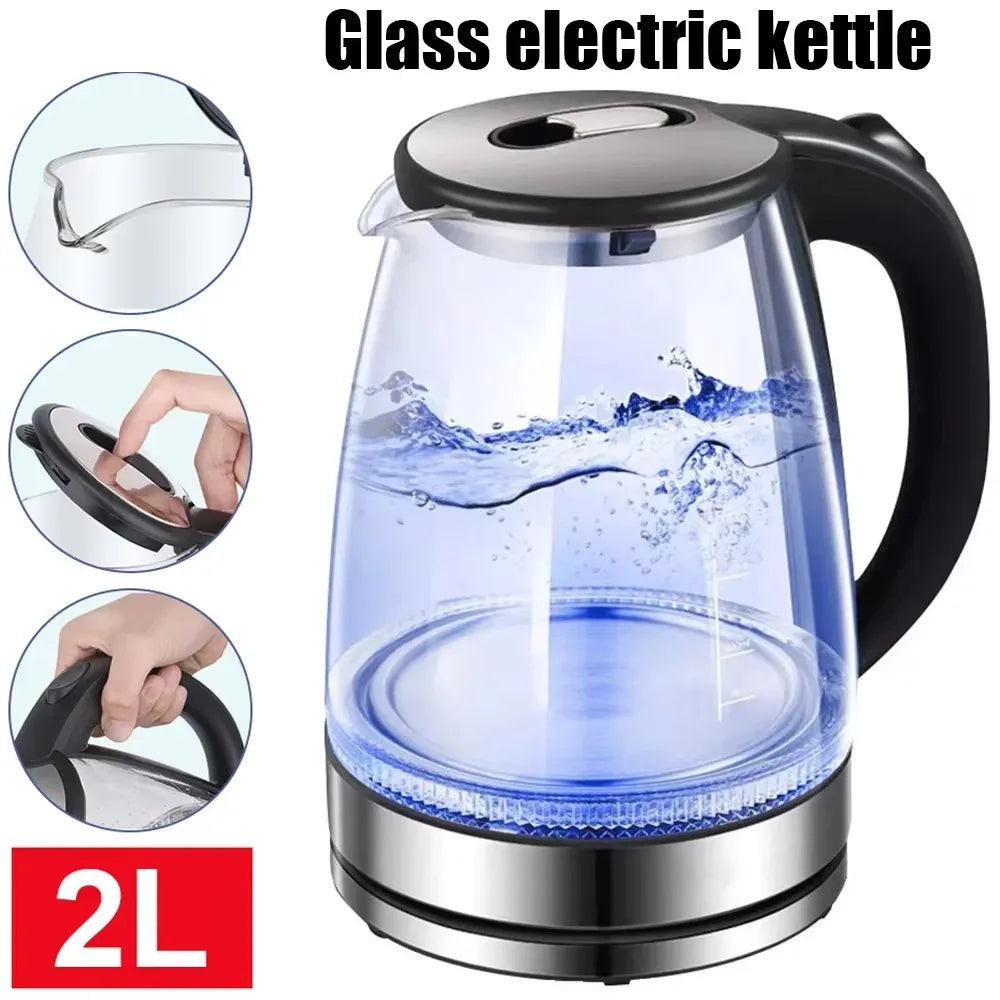 Cordless Auto-Off LED Tea Pot Water Heater