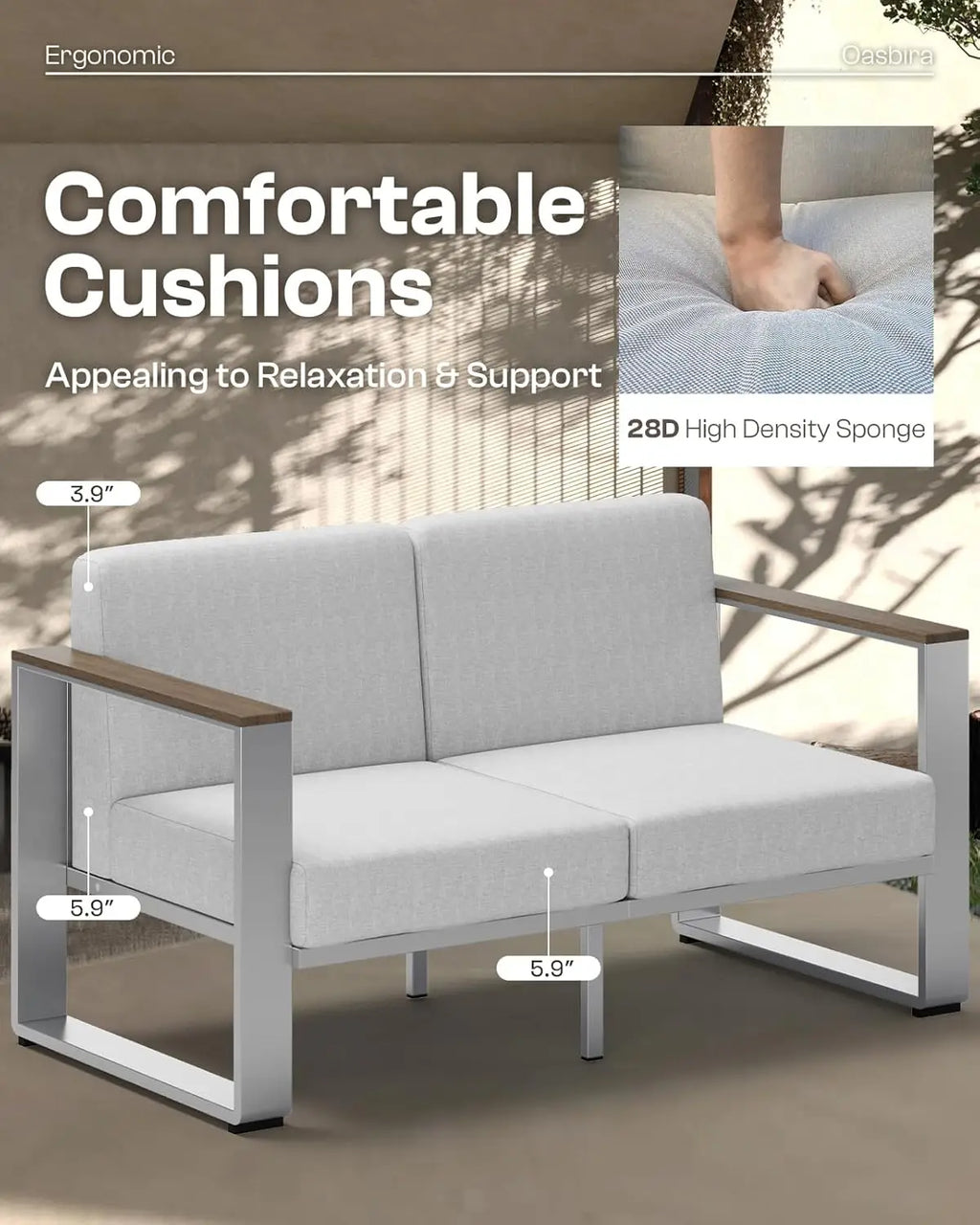 4 Piece Deep Seat Furniture Set