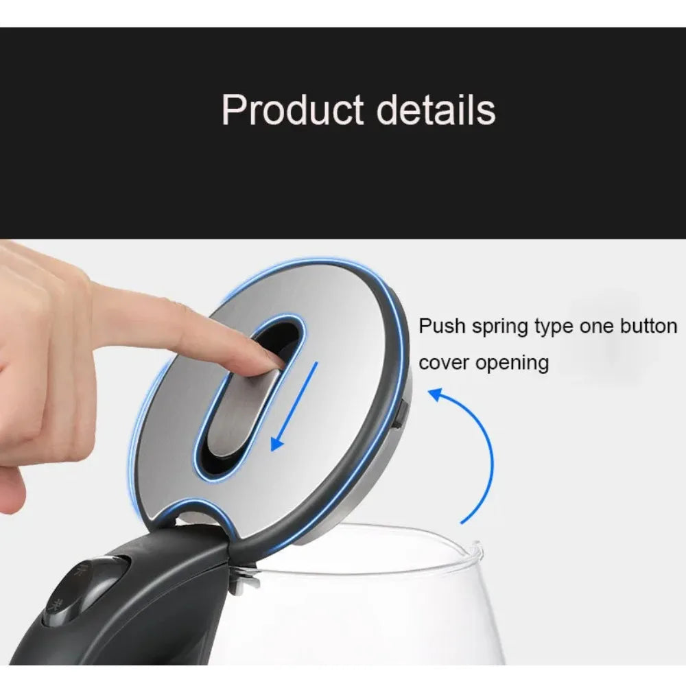 Cordless Auto-Off LED Tea Pot Water Heater