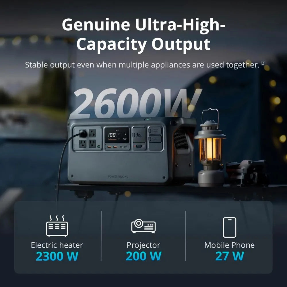 1000 V2 Portable Power Station