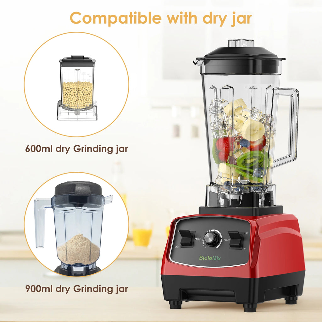 3HP 2200W Heavy Duty Blender And Food Processor