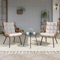 Outdoor Bistro Set with Coffee Table