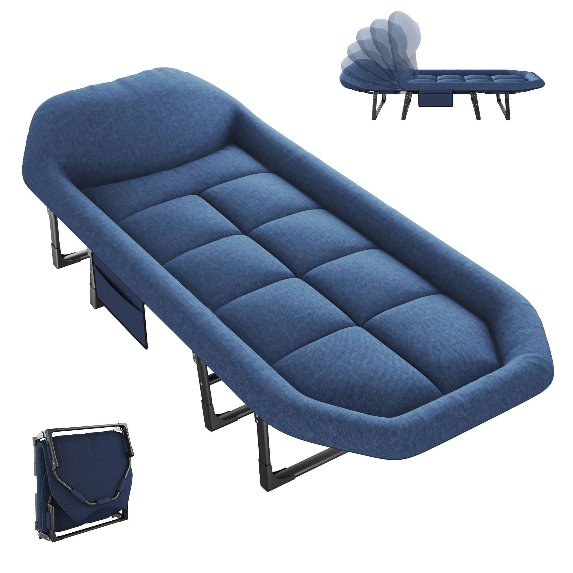 Folding Adjustable Bed/Mattress with Carry Bag