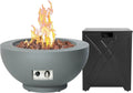 Propane Fire Pit with Natural Gas Conversion Kit