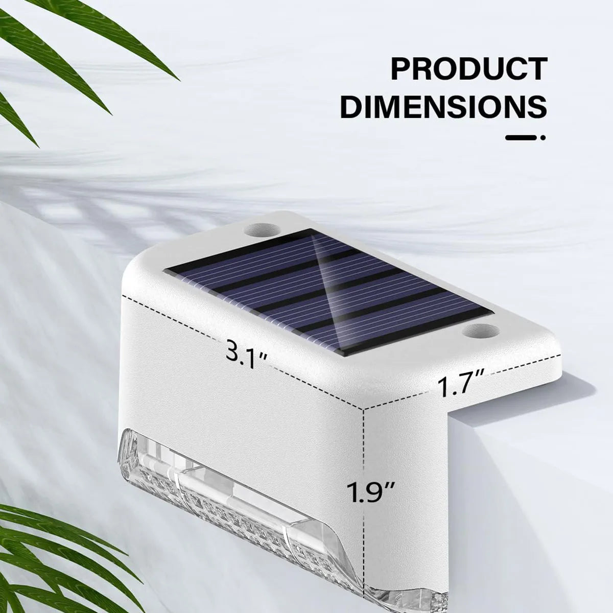 4/12 Pack Solar Deck Lights