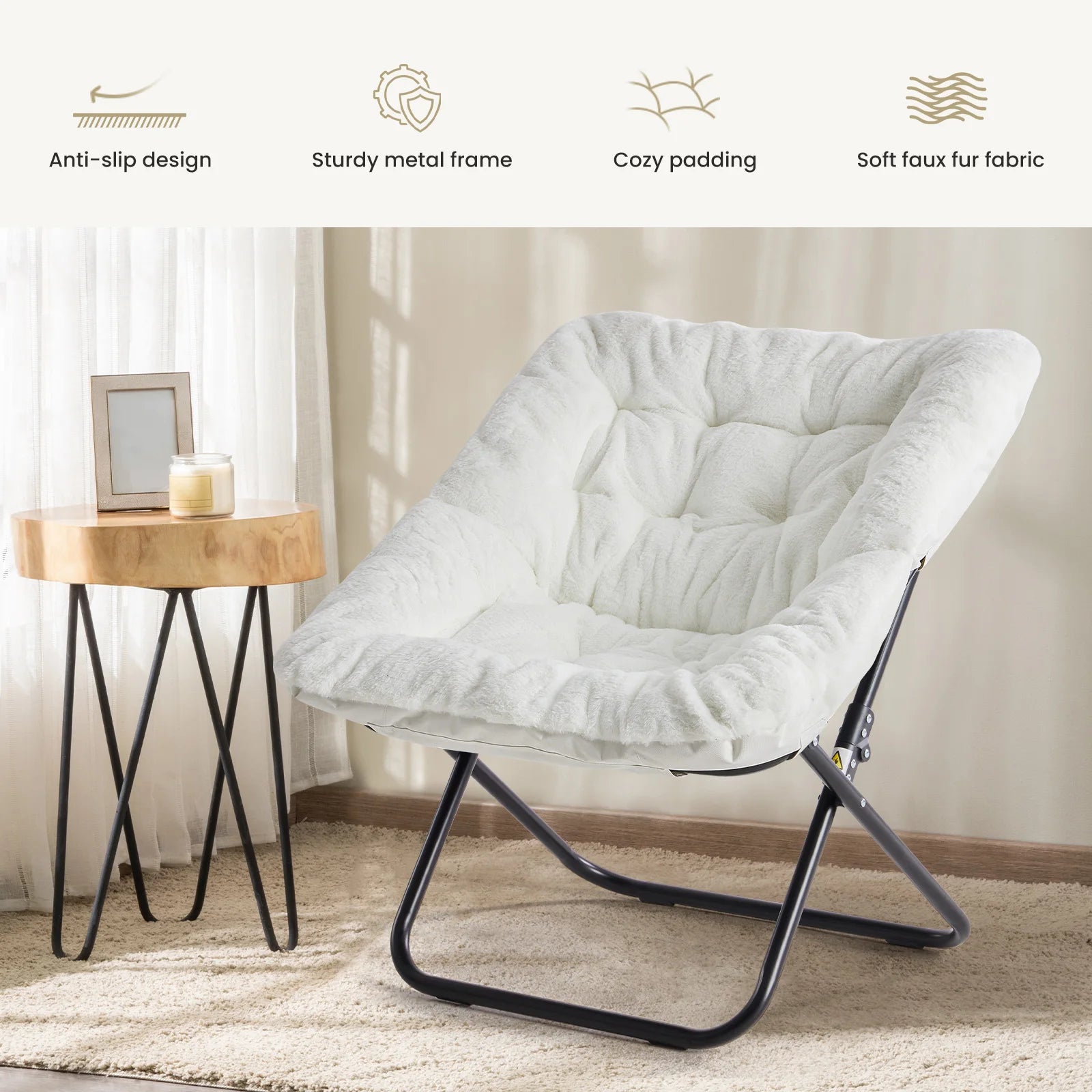 Large Folding Lounge Chair