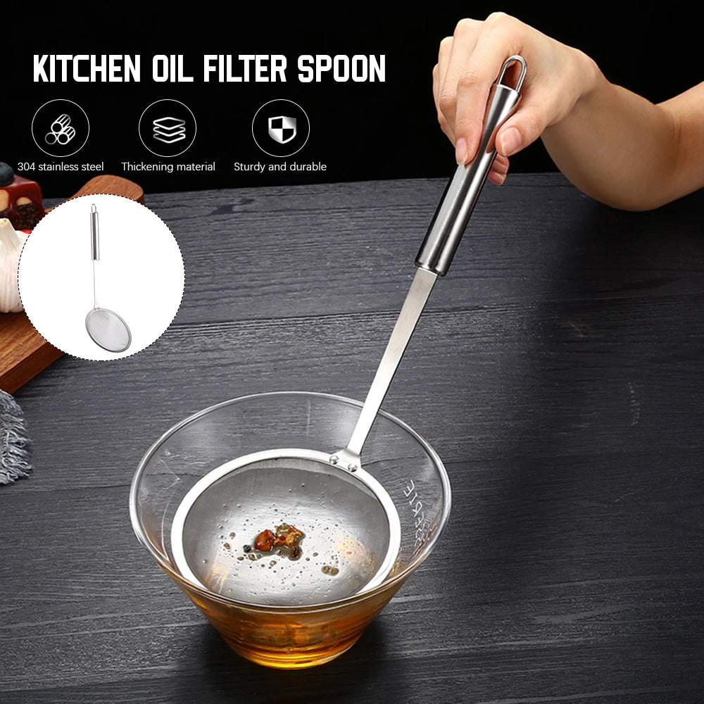 Stainless Steel Fat Skimmer/Food Strainer