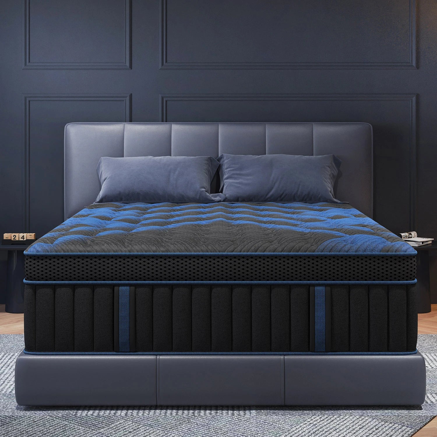 Memory Foam Pocket Spring Mattress in a box, Twin/Full/Queen/King