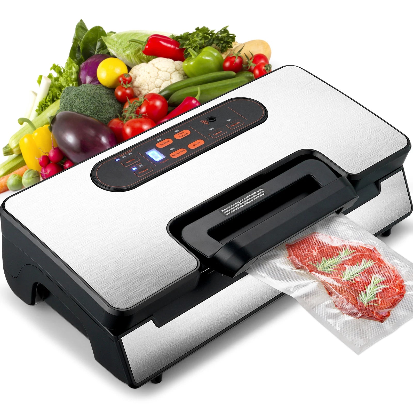 Vacuum Food Sealer +Free 10pcs Vacuum bags