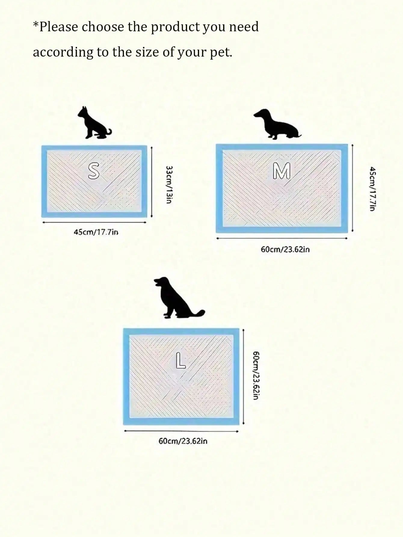 100Pcs Pet Pee Pad Training Diaper