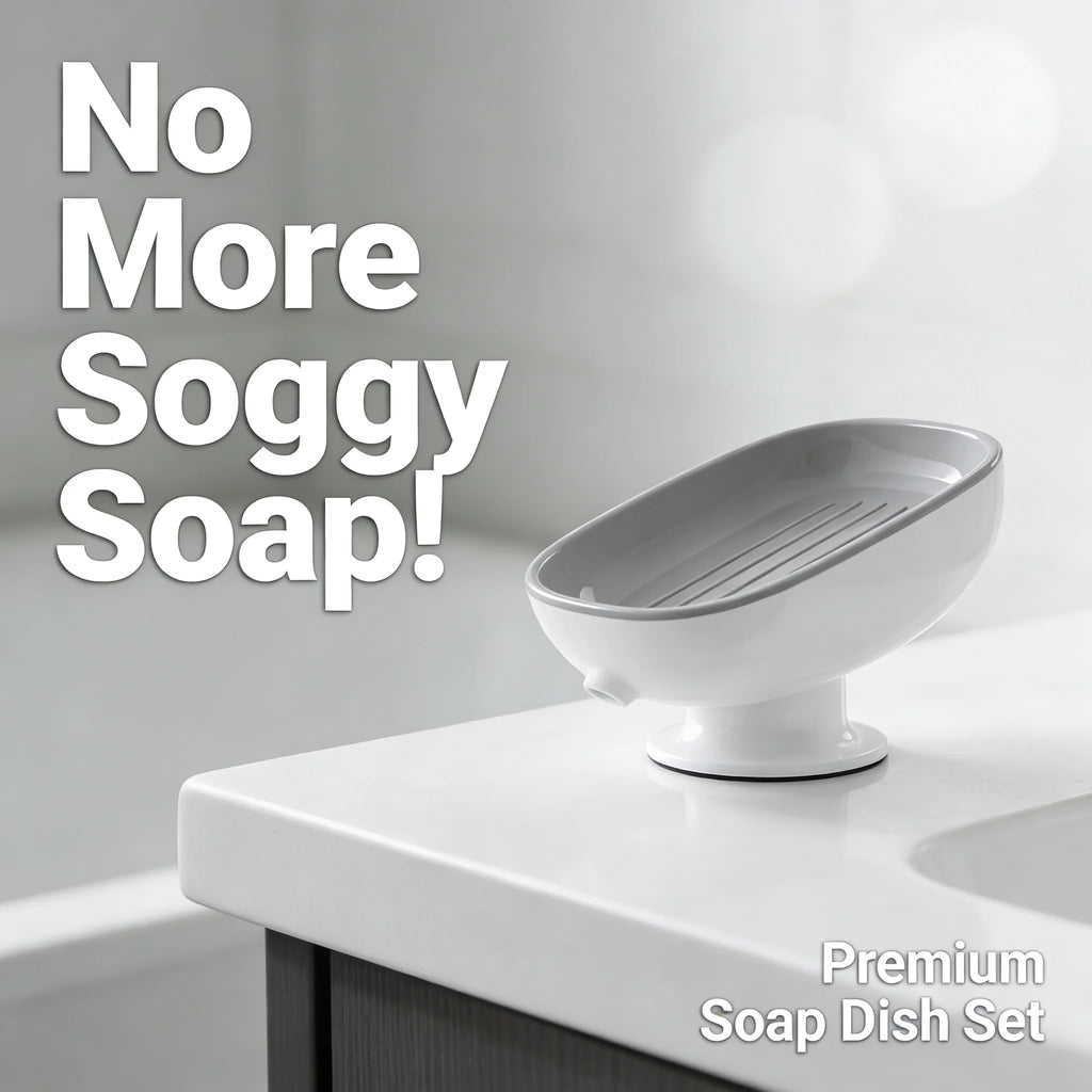 Suction Cup Soap Dish For Bath/Kitchen