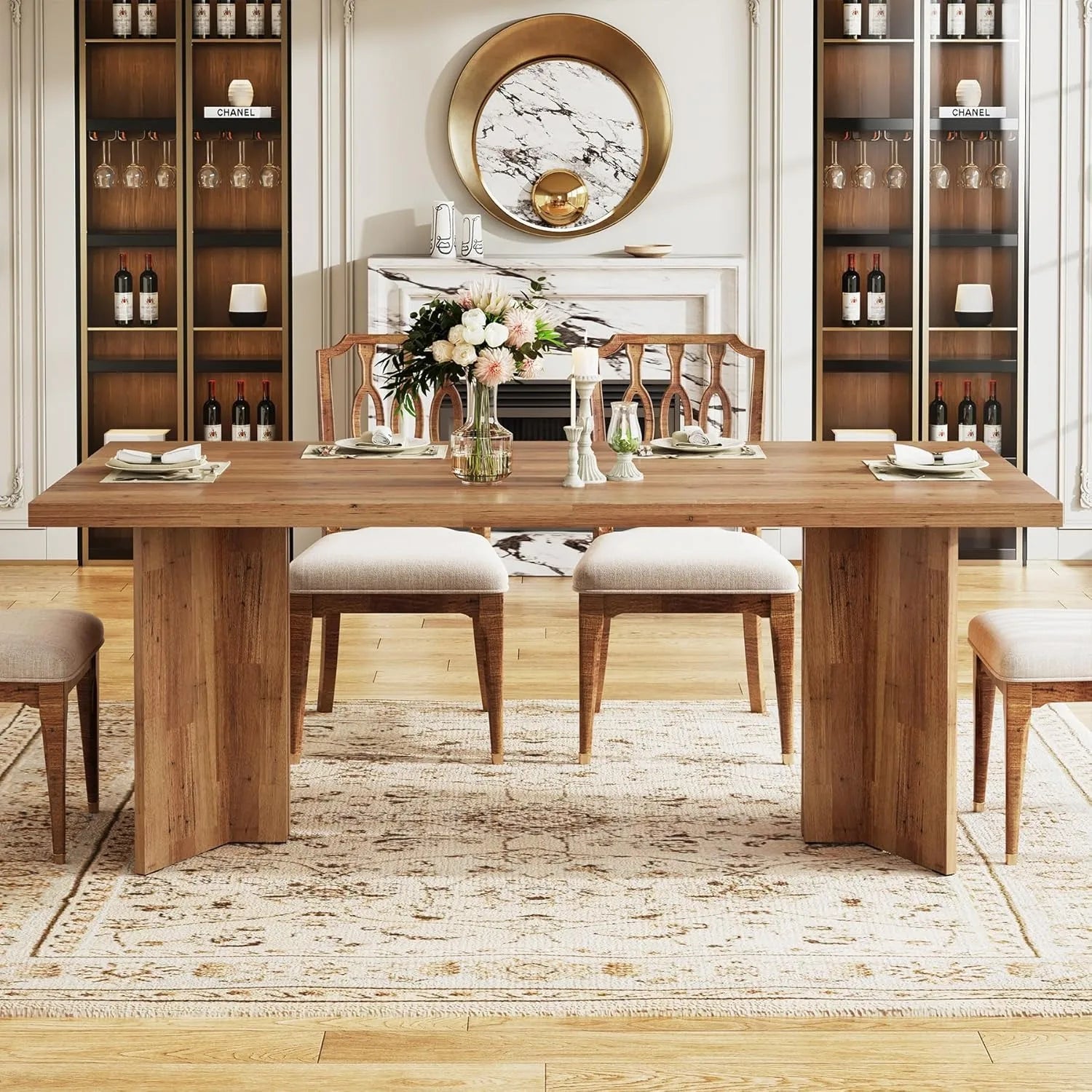 63-inch Dining Table for 4-6