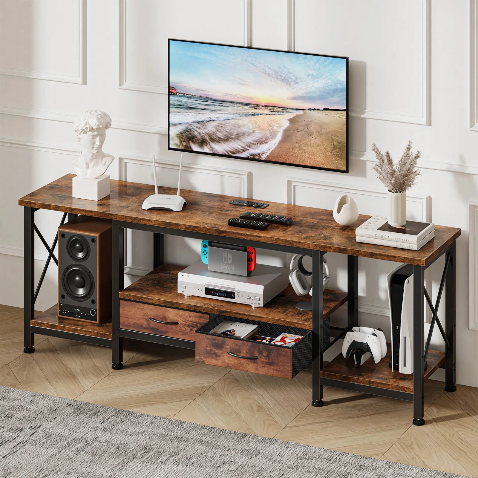 Wooden 70"/75" TV Stand