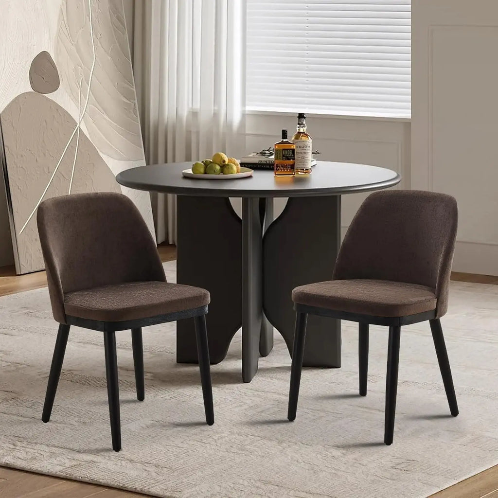 Upholstered Dining Chairs Set of 2,