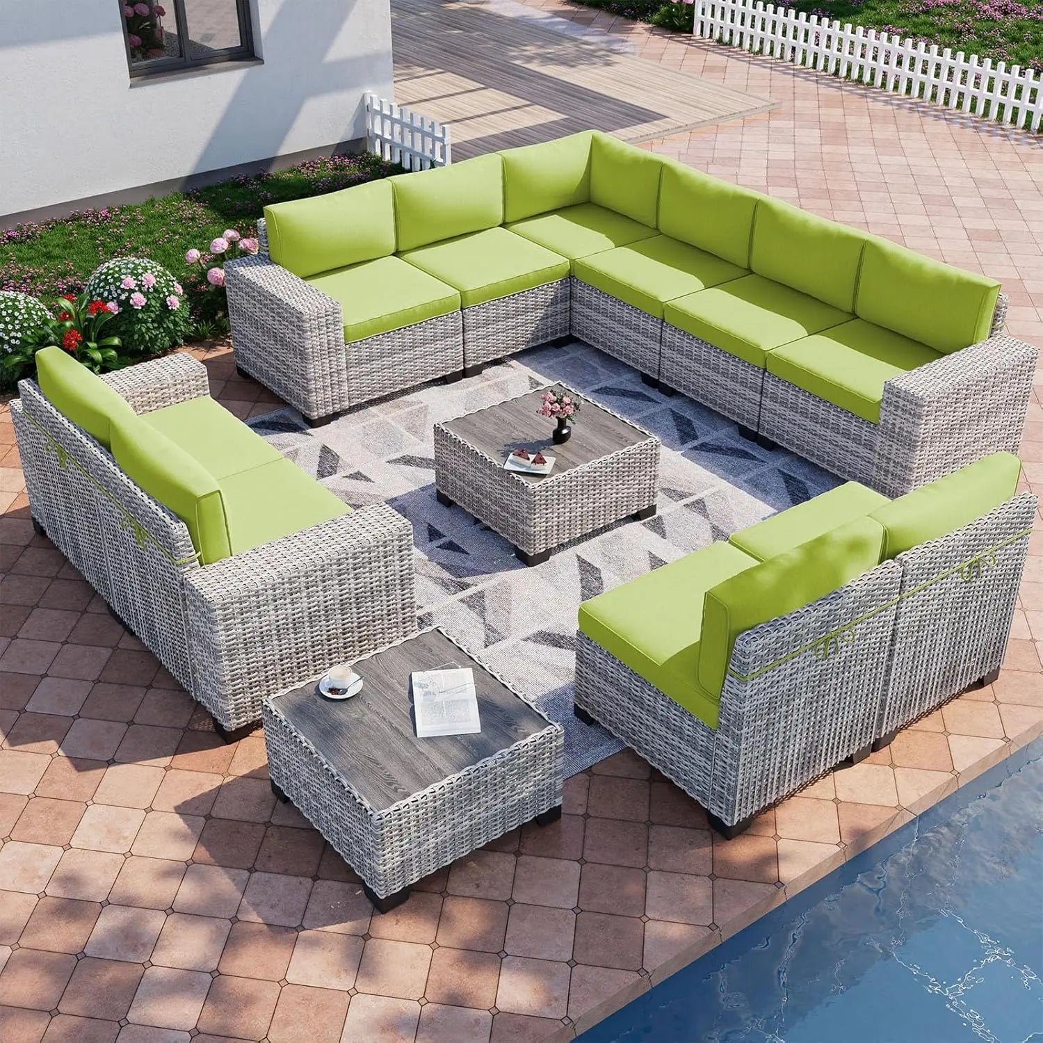 12-Piece Outdoor Patio Furniture Set