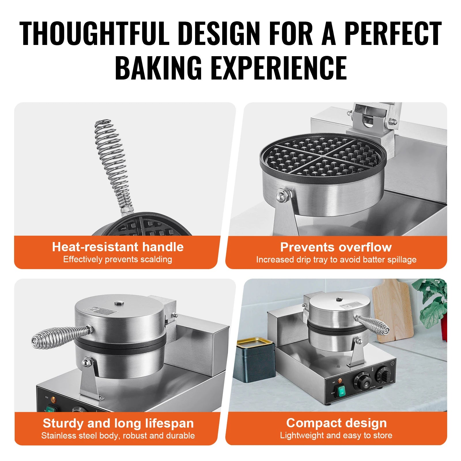 Stainless Steel Waffle Maker