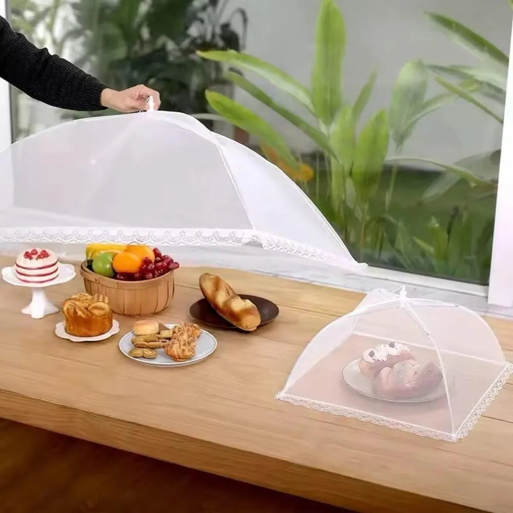 Mesh Food Cover, Reusable, Collapsible