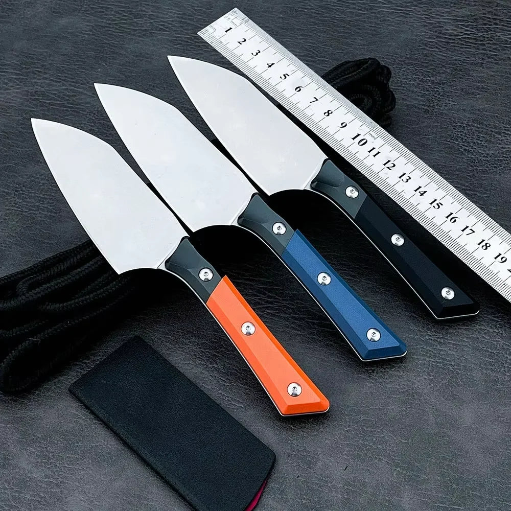 Portable Fruit Knife G10 + Aluminum Knife