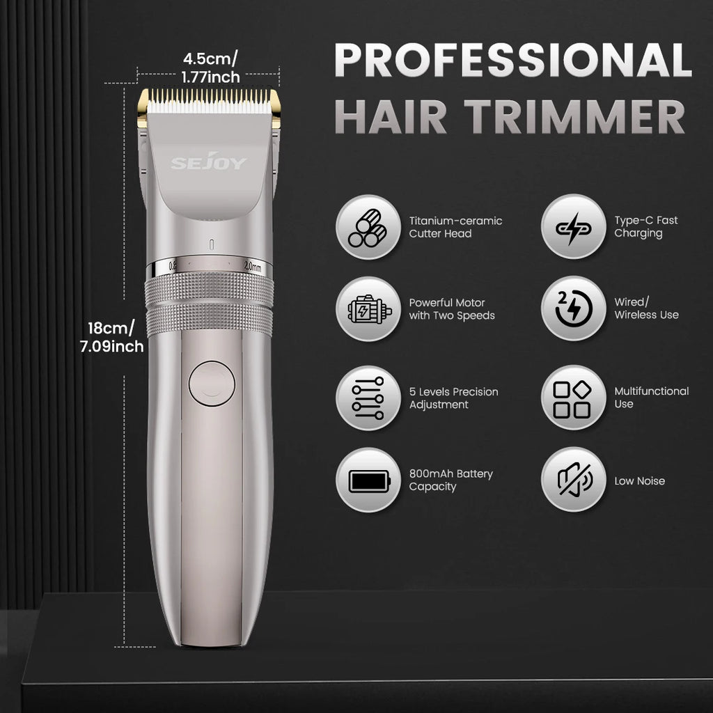 Pet Hair Cordless Clippers Dog Hair Trimmer