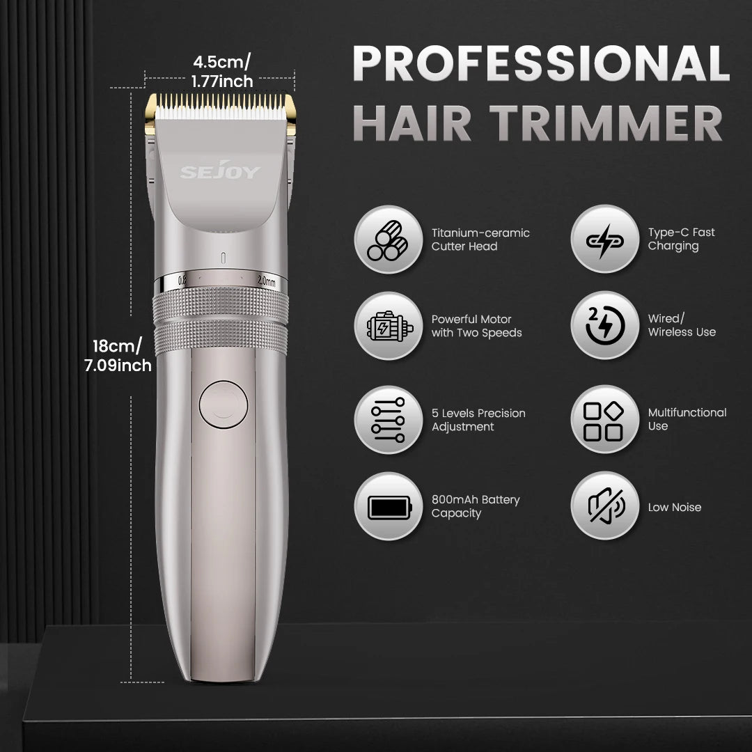 Pet Hair Cordless Clippers Dog Hair Trimmer